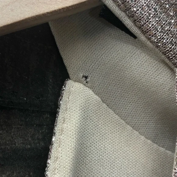 Lulu’s Metallic Champagne Halter Bodycon Dress - Picture 10 of 10